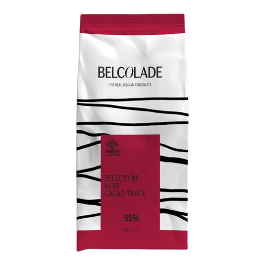 Belcolade 55% Semisweet Chocolate Drops, 5 kg