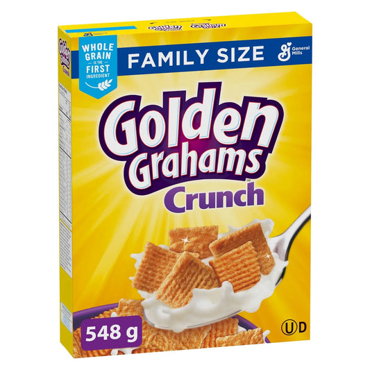 Golden Grahams Crunch Cereal, Family Size, 548 g