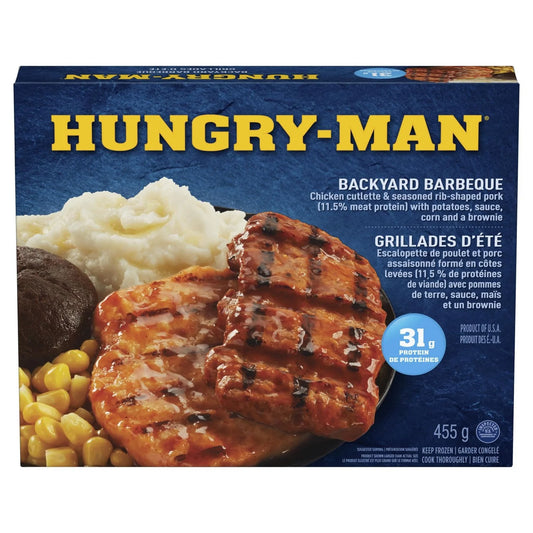 Hungry-Man Backyard Barbeque Frozen Meal, 455 g