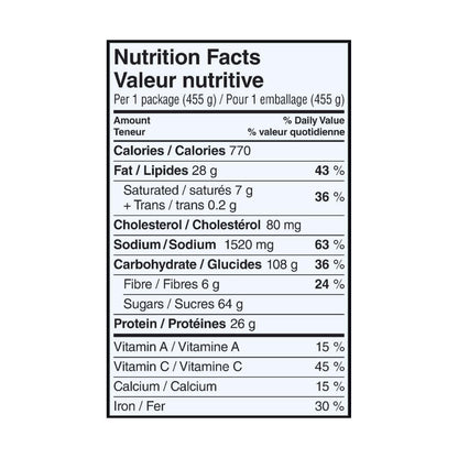 Hungry-Man Backyard Barbeque Frozen Meal, 455 g