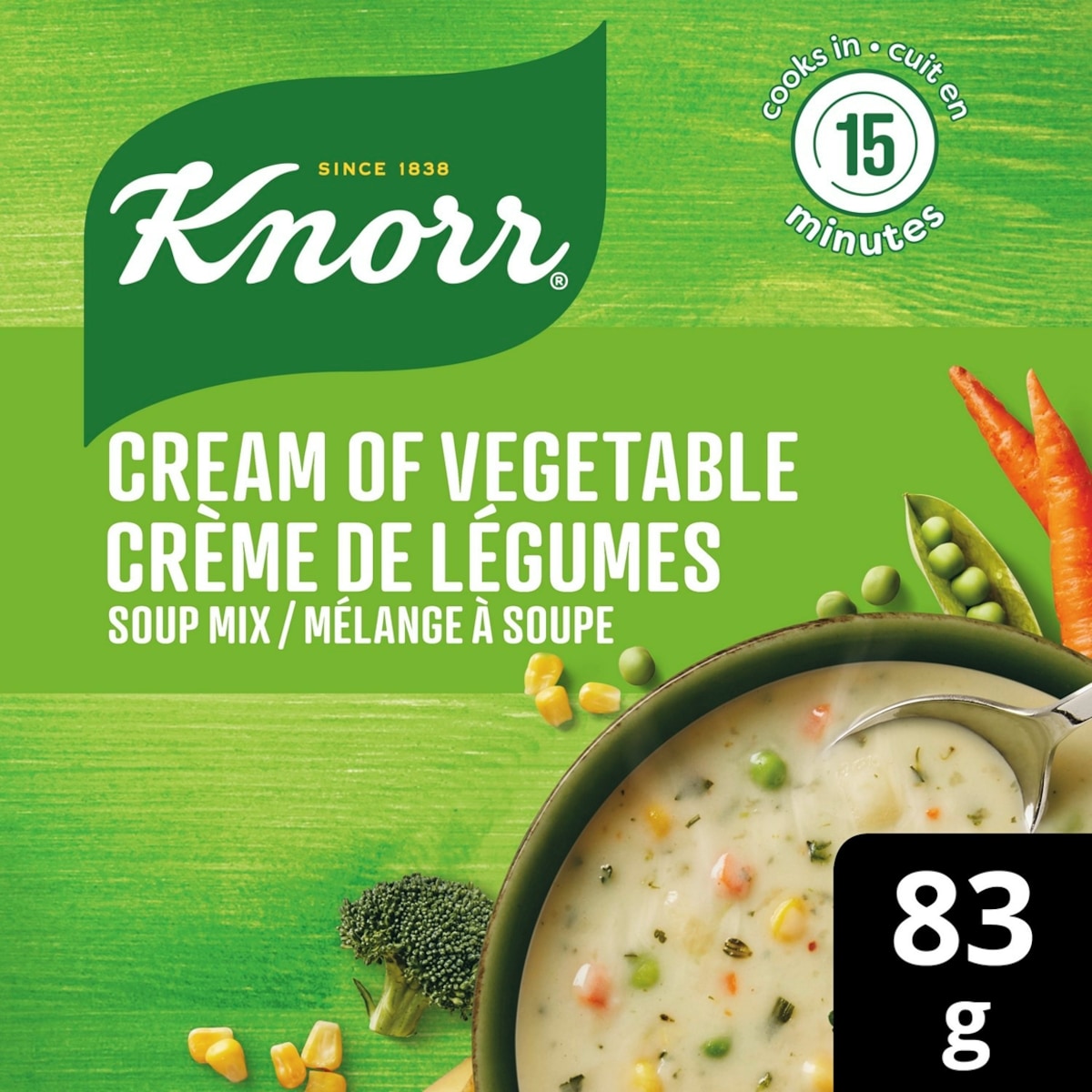 Knorr Cream of Vegetable Soup Mix, 83 g