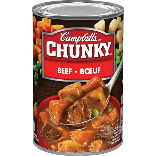 Campbell's Chunky Beef Ready to Serve Soup, 515 mL