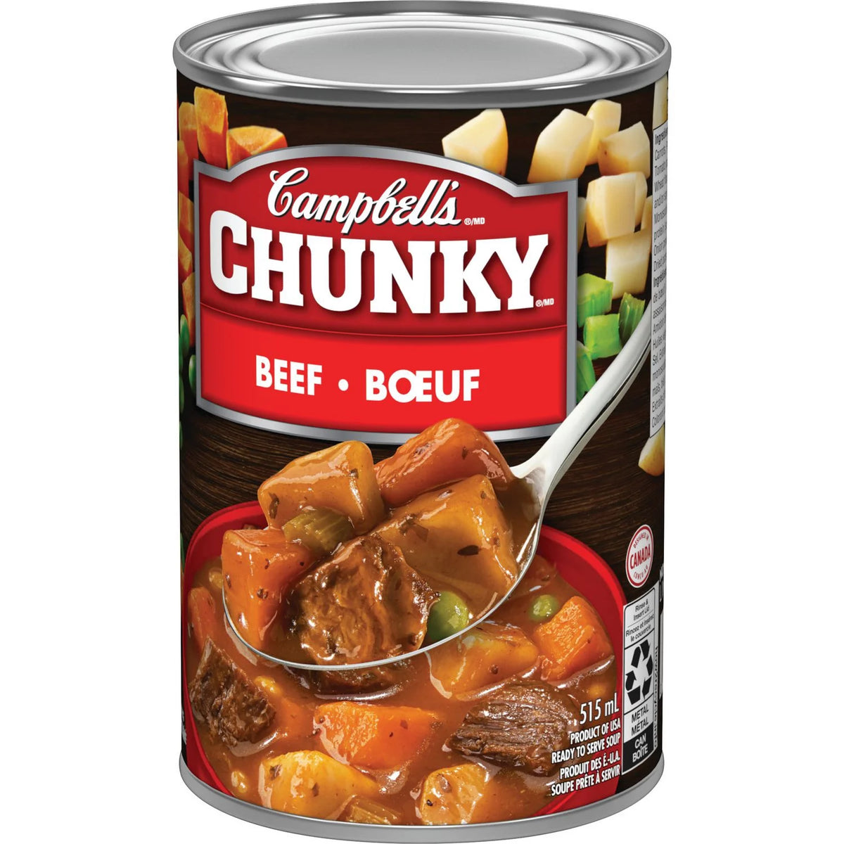 Campbell's Chunky Beef Ready to Serve Soup, 515 mL