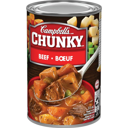 Campbell's Chunky Beef Ready to Serve Soup, 515 mL