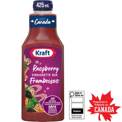 Kraft Raspberry Vinaigrette Salad Dressing, 425 mL