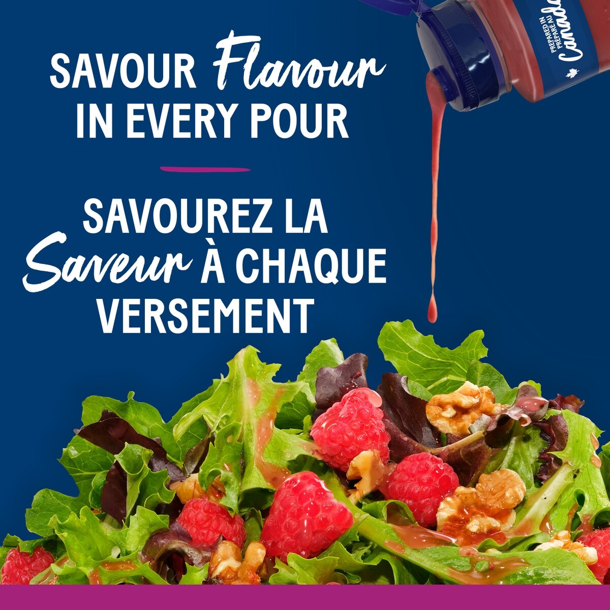 Kraft Raspberry Vinaigrette Salad Dressing, 425 mL