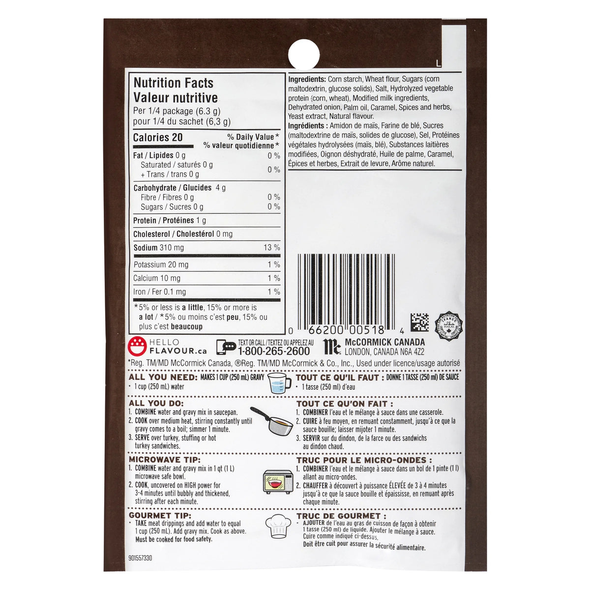 Club House Turkey Gravy Dry Sauce/Seasoning Mix, 25 g