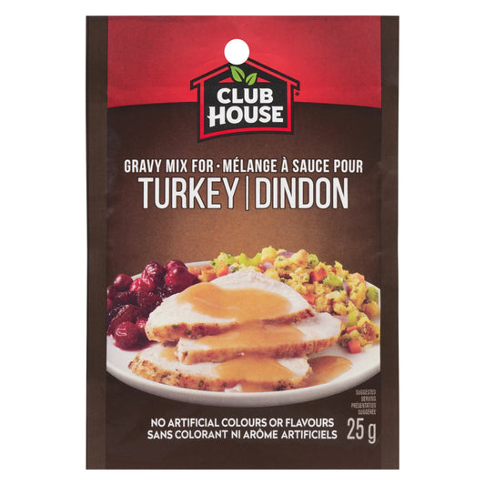 Club House Turkey Gravy Dry Sauce/Seasoning Mix, 25 g