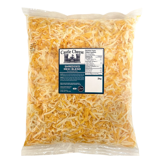 Castle Cheese Shredded Mexi Blend, 2 kg