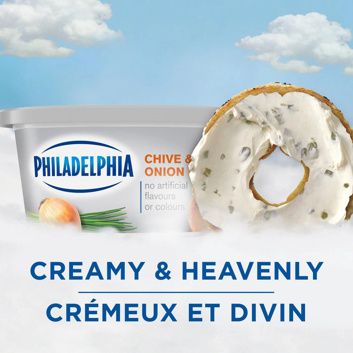 Philadelphia Chive & Onion Cream Cheese, 227 g