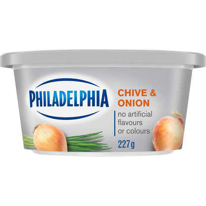 Philadelphia Chive & Onion Cream Cheese, 227 g