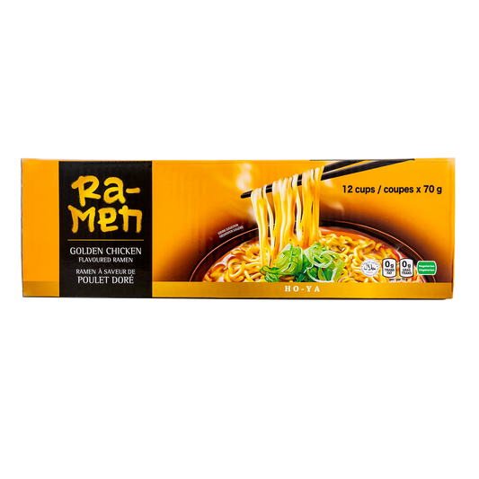 Ho-Ya Golden Chicken Flavoured Ramen, 12 × 70 g