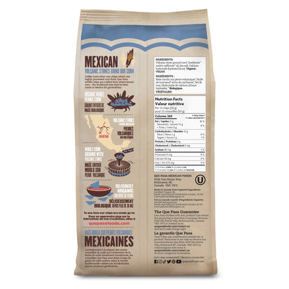 Que Pasa Organic Blue Corn Tortilla Chips, 350 g