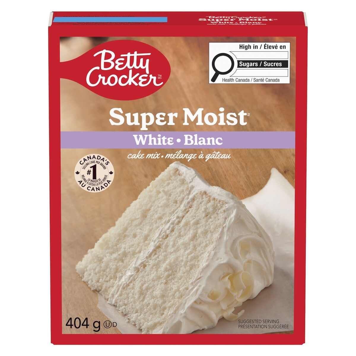 Betty Crocker SuperMoist Cake Mix, White, 404 g