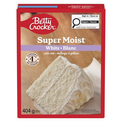 Betty Crocker SuperMoist Cake Mix, White, 404 g