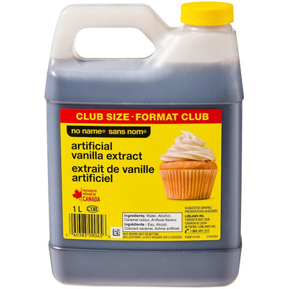 No Name Artificial Vanilla Extract, 1 L