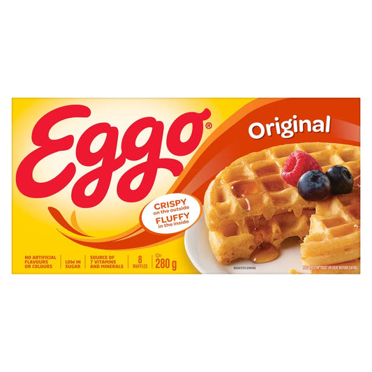 Eggo Original Frozen Waffles, 8 Waffles, 280 g