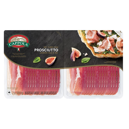Cappola Sliced Prosciutto, 2 × 300 g