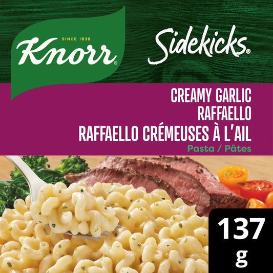 Knorr Sidekicks Creamy Garlic Raffaello Pasta Side Dish, 137 g