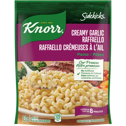 Knorr Sidekicks Creamy Garlic Raffaello Pasta Side Dish, 137 g