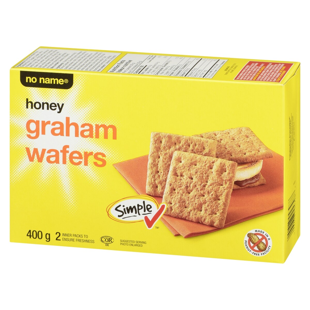 No Name Honey Graham Wafers, 400 g