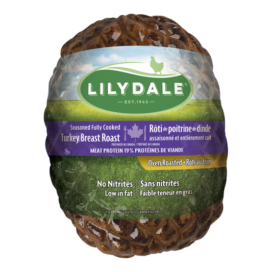 Lilydale Oven Roasted Turkey Breast Roast, Unsliced, 3 kg average weight