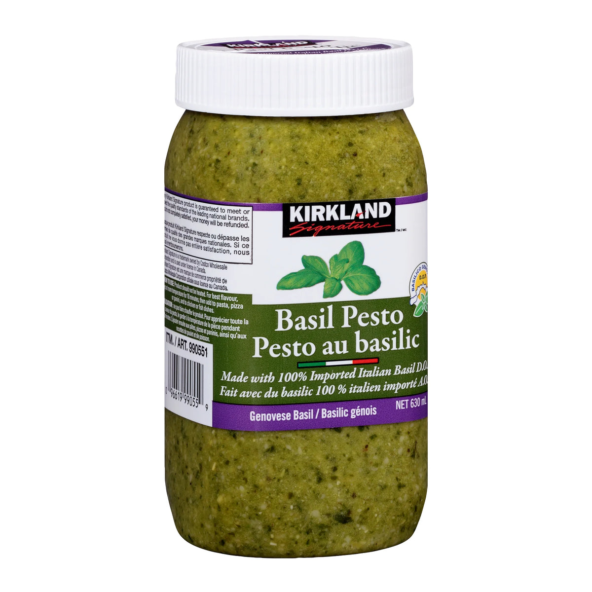 Kirkland Signature Basil Pesto, 630 mL