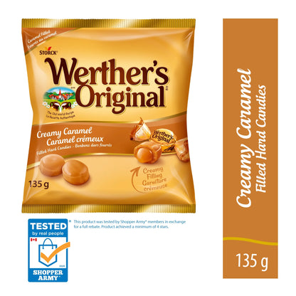 Werther's Original Creamy Caramel Filled Hard Candy, 135 g