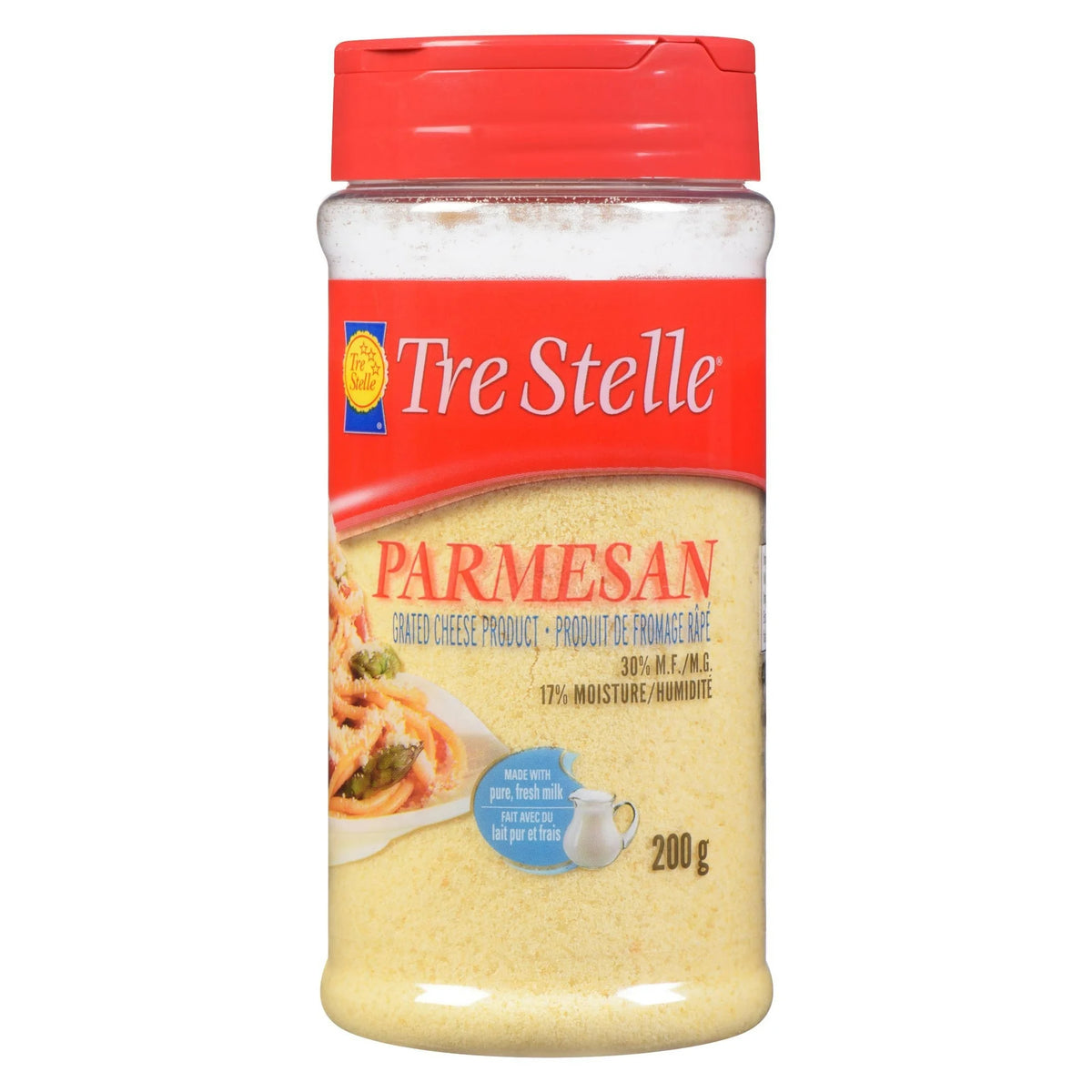 Tre Stelle Grated Parmesan Cheese, 200 g
