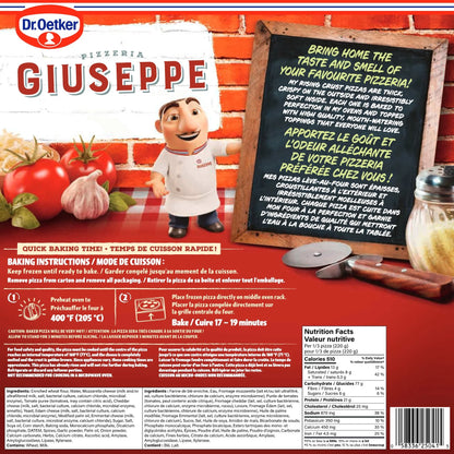 Dr. Oetker Giuseppe Pizzeria Rising Crust 4 Cheese Pizza, 660 g