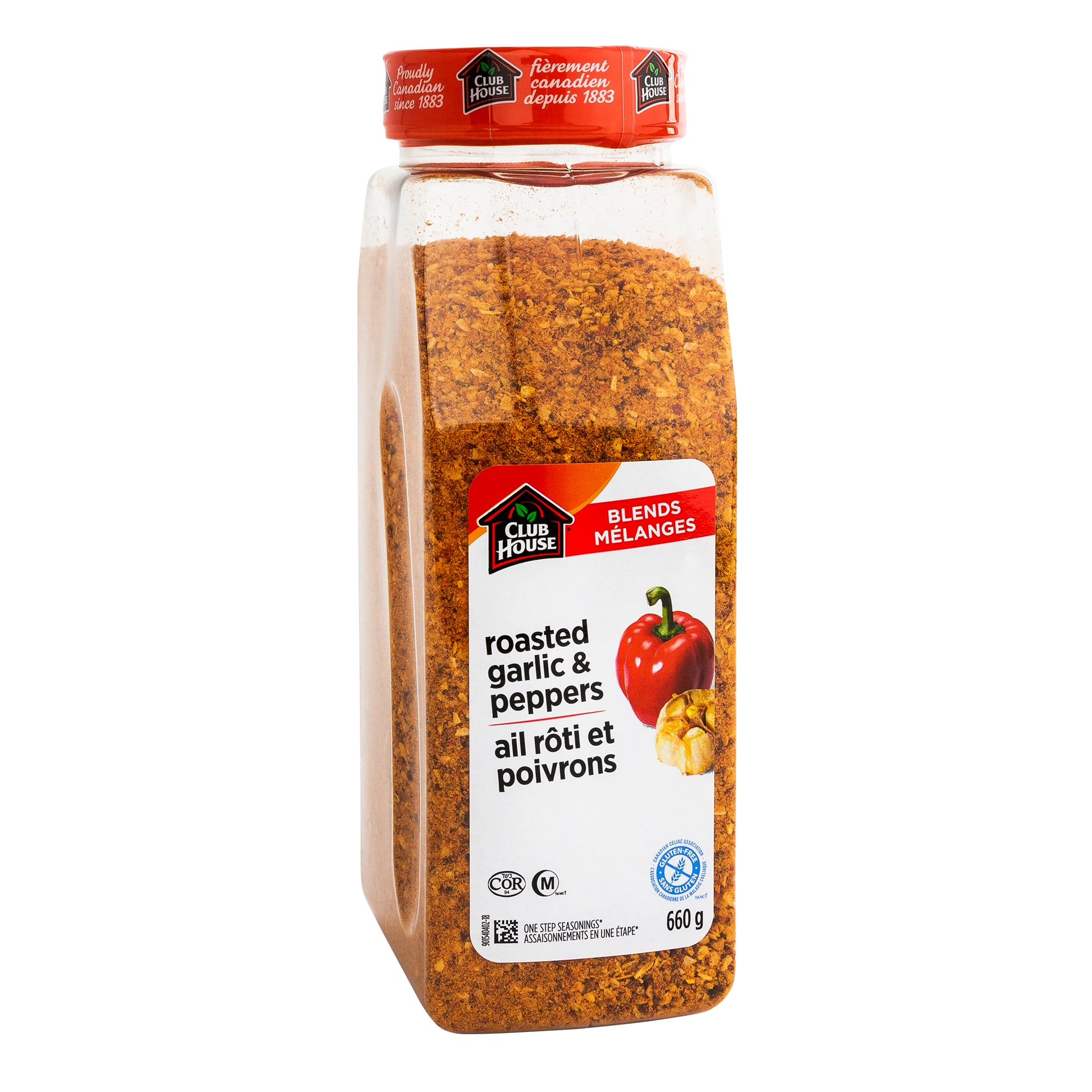 Club House Roasted Garlic and Peppers Seasoning, 660 g