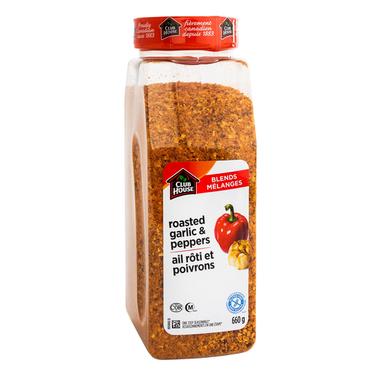 Club House Roasted Garlic and Peppers Seasoning, 660 g