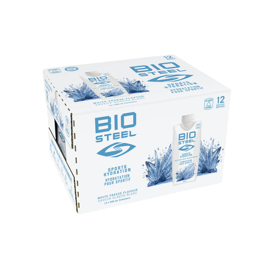 BioSteel White Freeze Sports Drink, 12 × 500 mL