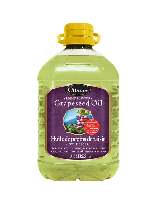 Ottavio Light Flavoured Grapeseed Oil, 3 L