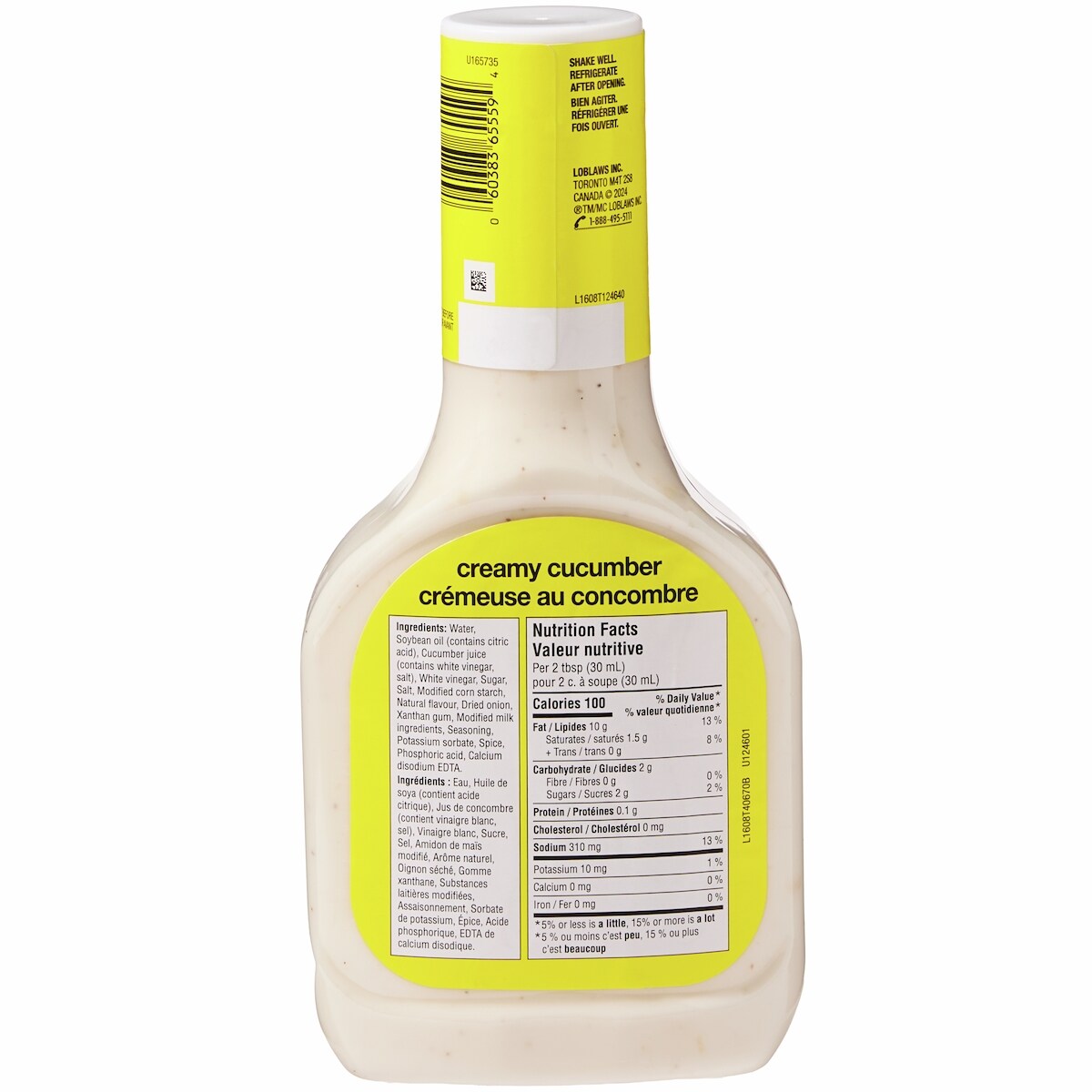 No Name Creamy Cucumber Dressing, 475 mL