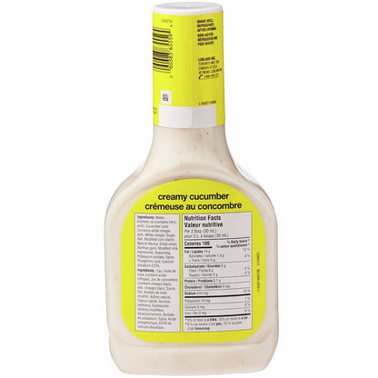 No Name Creamy Cucumber Dressing, 475 mL
