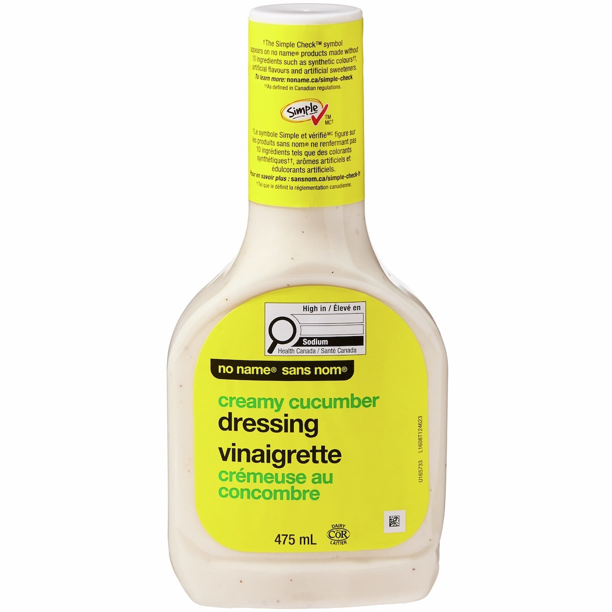 No Name Creamy Cucumber Dressing, 475 mL