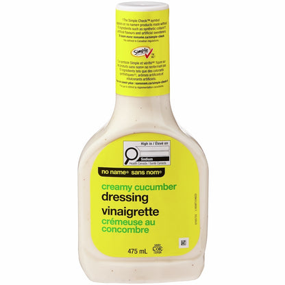 No Name Creamy Cucumber Dressing, 475 mL