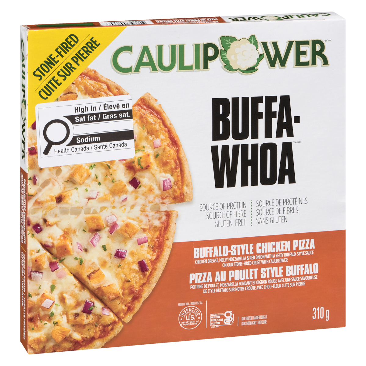 Caulipower Buffa-Whoa Buffalo-Style Chicken Pizza, 310 g