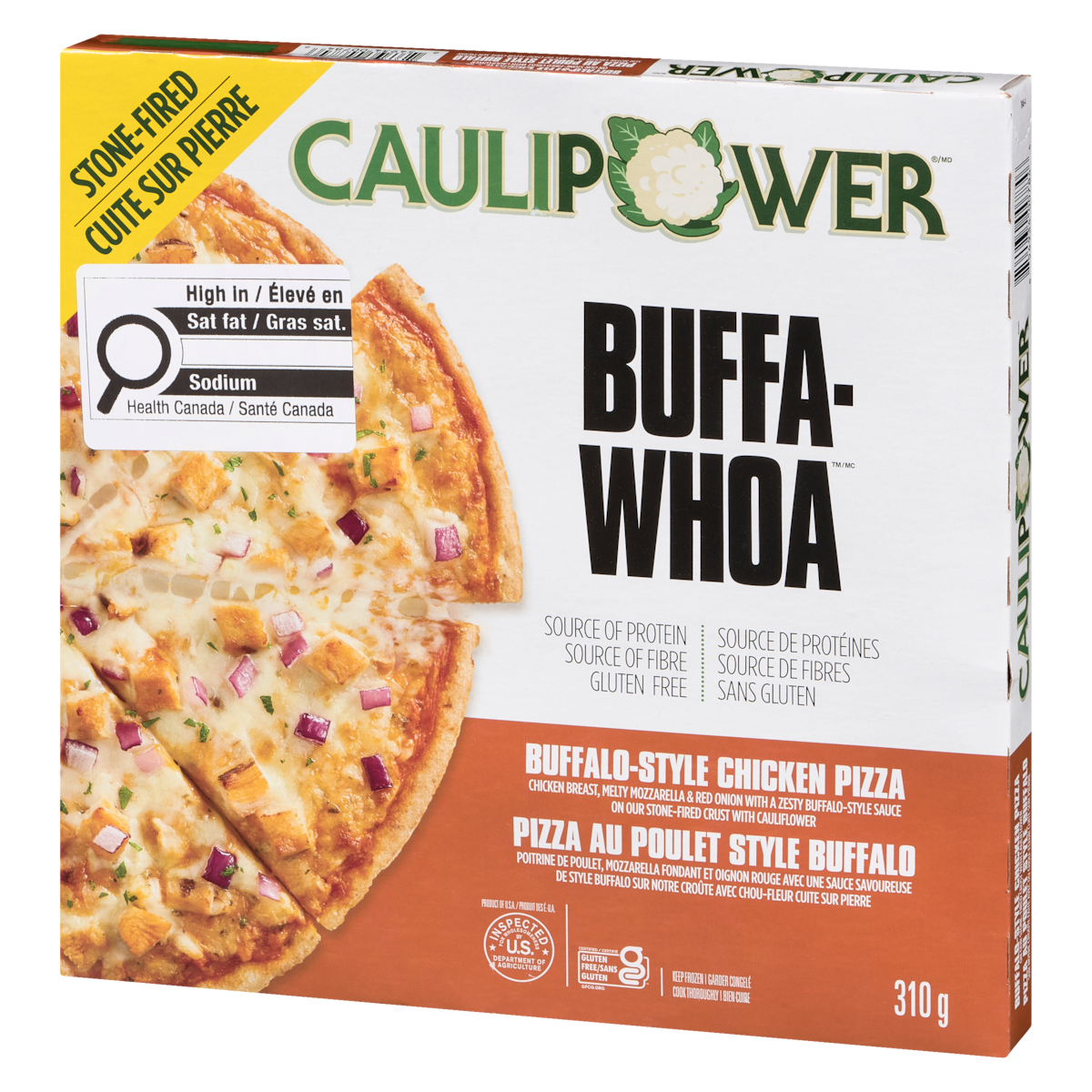 Caulipower Buffa-Whoa Buffalo-Style Chicken Pizza, 310 g