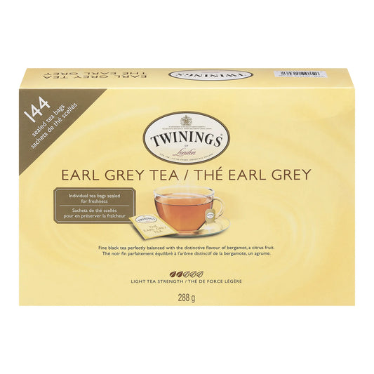 Twinings Earl Grey Tea, 144 tea bags, 288 g