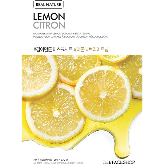 The Face Shop Real Nature Lemon Face Mask