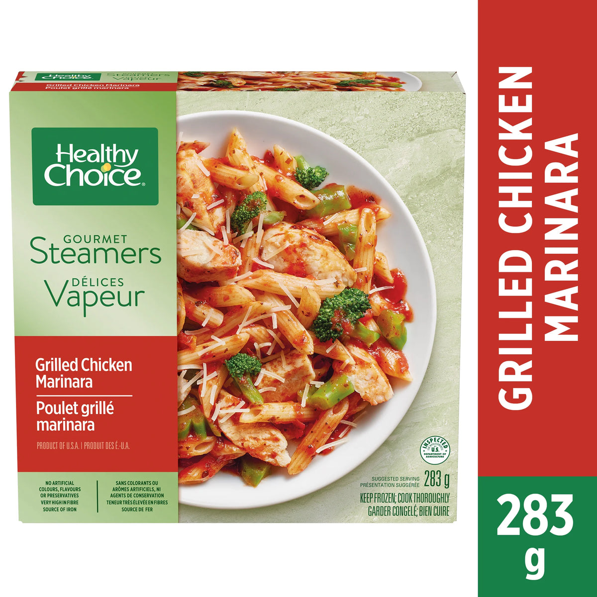 Healthy Choice Gourmet Steamers Grilled Chicken Marinara Frozen Dinner, 284 g
