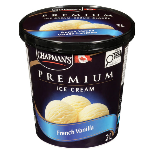 Chapman's Premium French Vanilla Ice Cream Tub, 2 L
