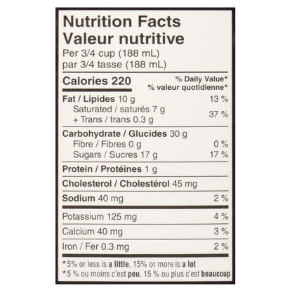 Chapman's Premium French Vanilla Ice Cream Tub, 2 L