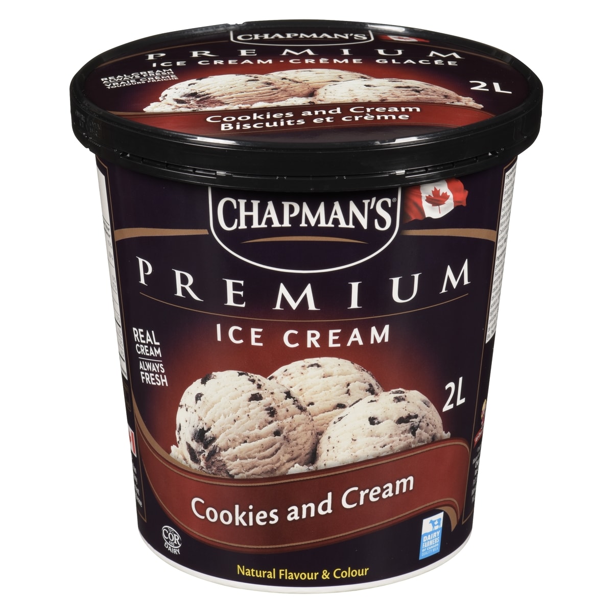 Chapman's Premium Cookies & Cream Ice Cream, 2 L