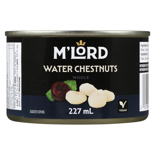 M'Lord Whole Water Chestnuts, 227 mL