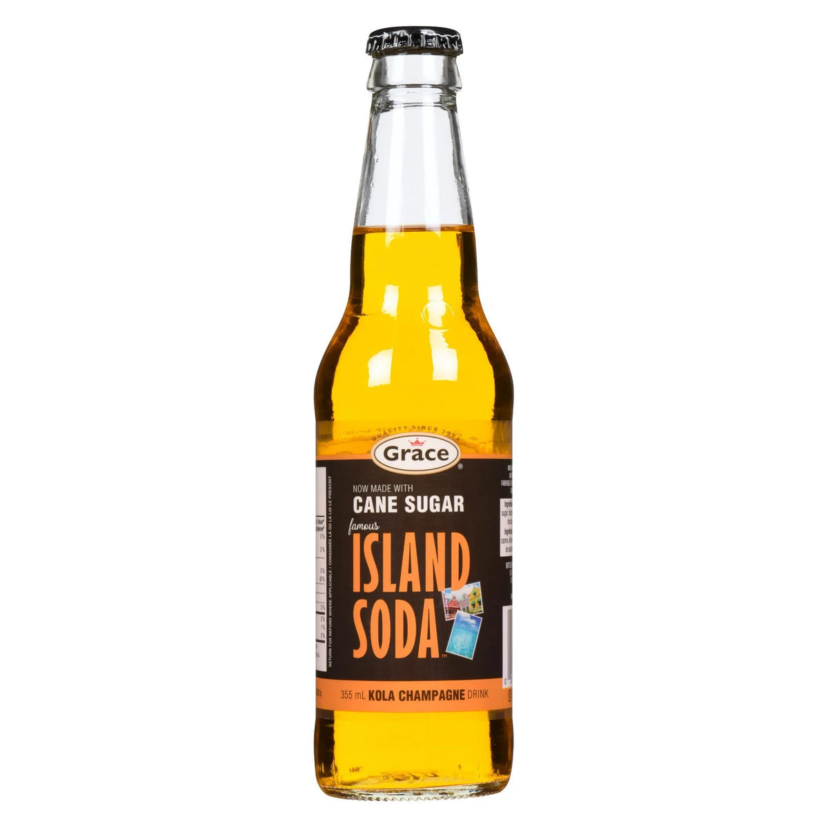 Grace Island Soda Kola Champagne, 355 mL