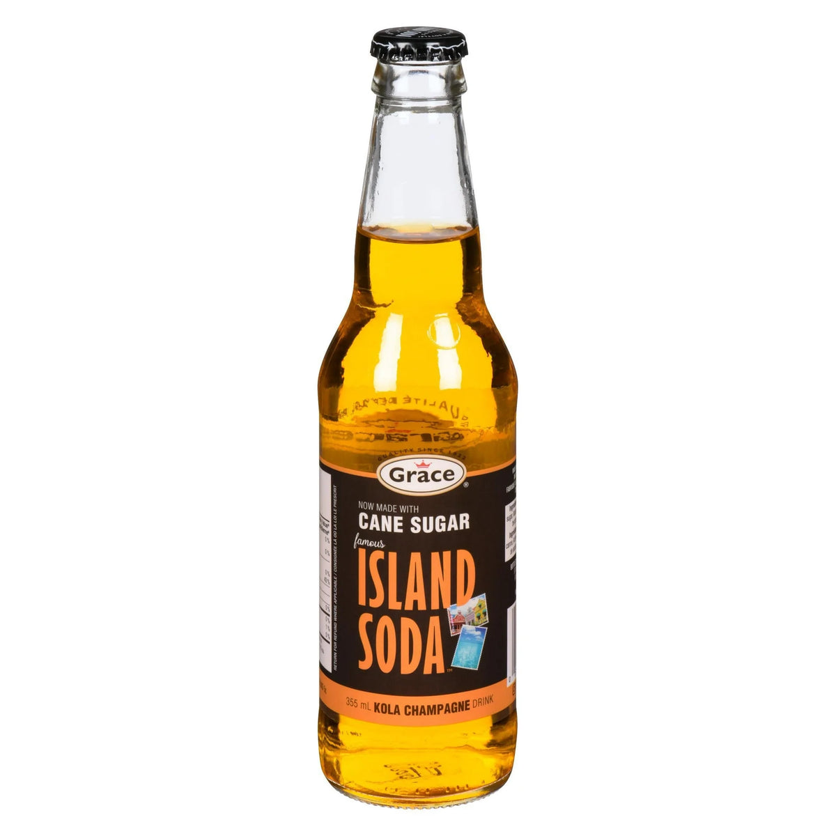 Grace Island Soda Kola Champagne, 355 mL