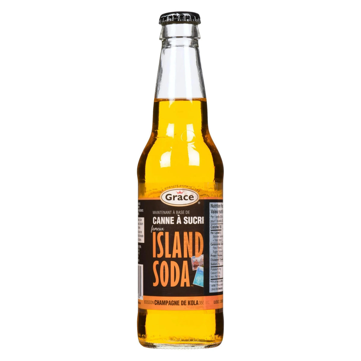 Grace Island Soda Kola Champagne, 355 mL